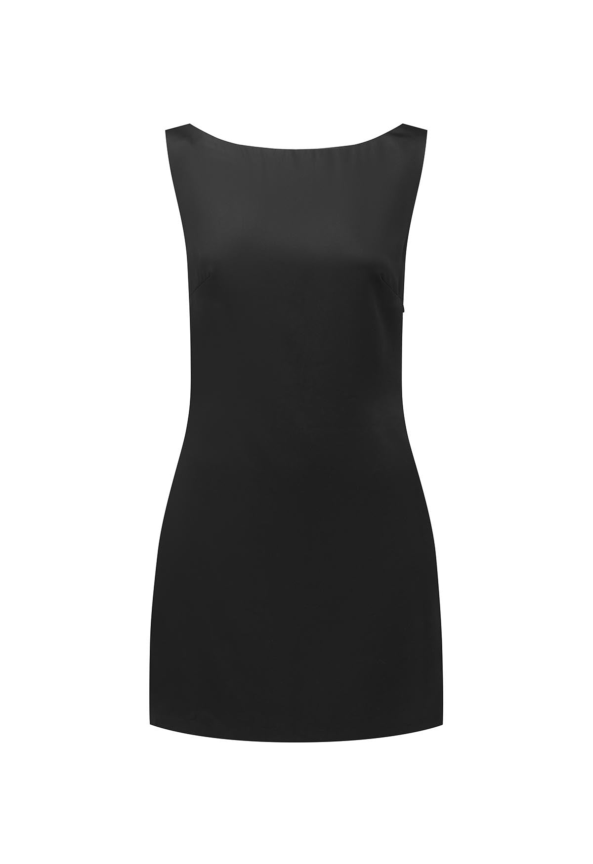 Cowl Back Mini Dress Nera