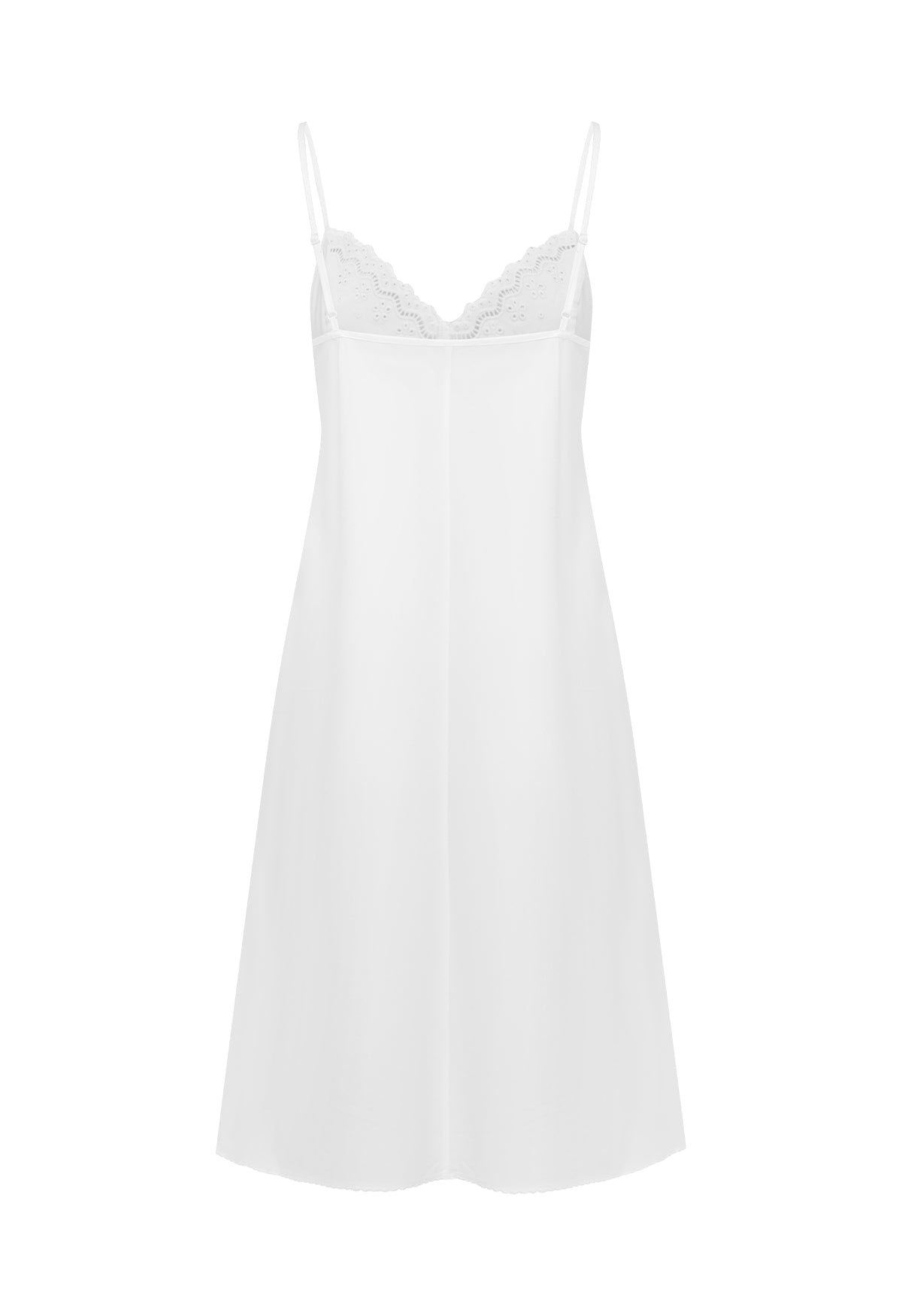 Embroidered Bust Slip Dress Bianca