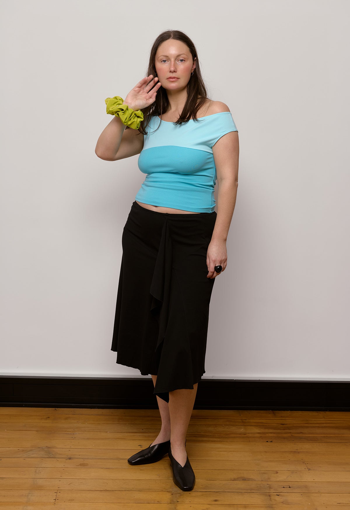 Flounce Front Skirt Nera
