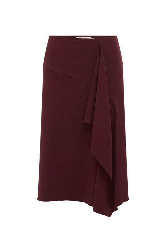 Flounce Front Skirt Vino