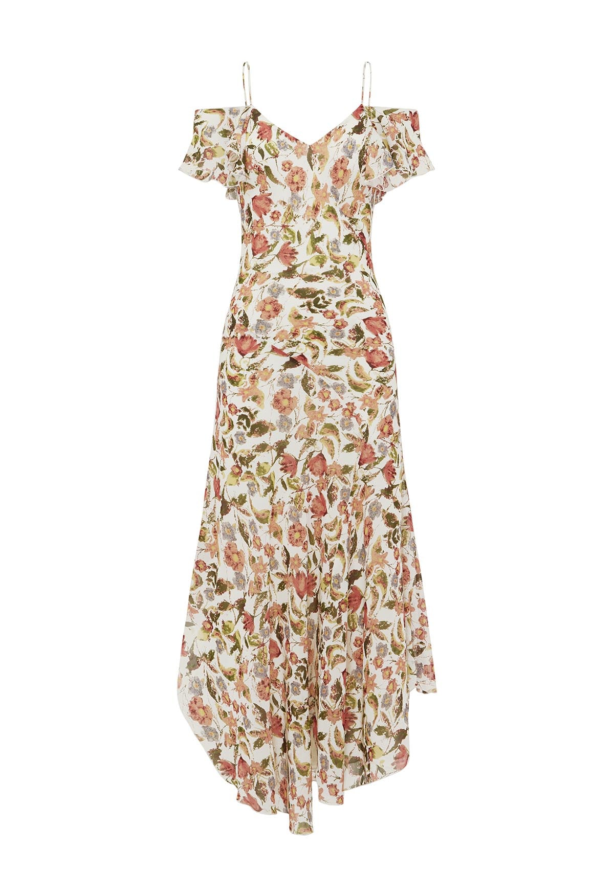 Flutter-Sleeve Dress Giardino