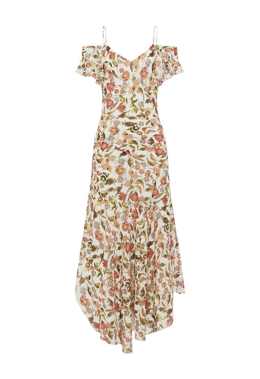 Flutter-Sleeve Dress Giardino