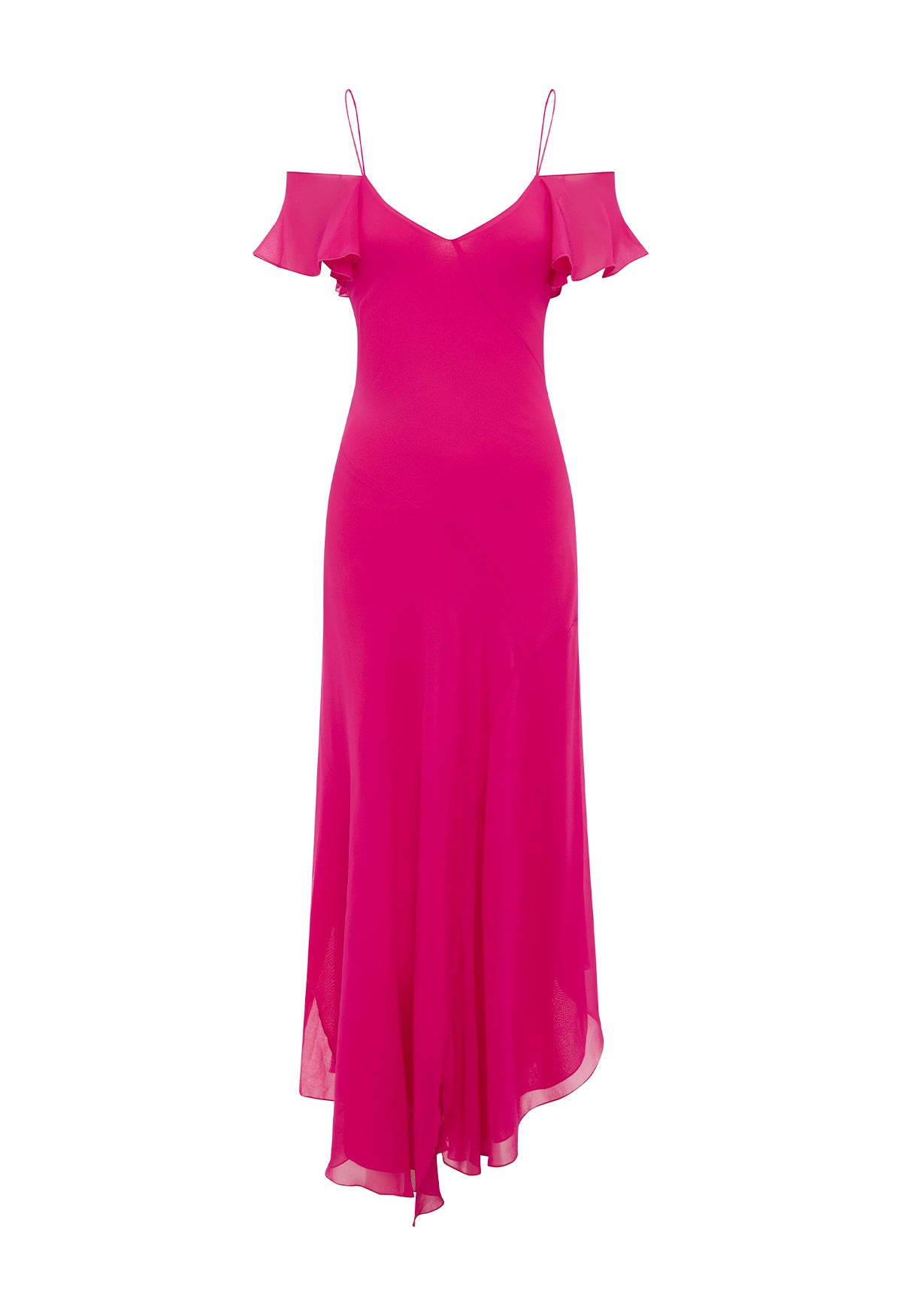 Flutter-Sleeve Dress Rossetto