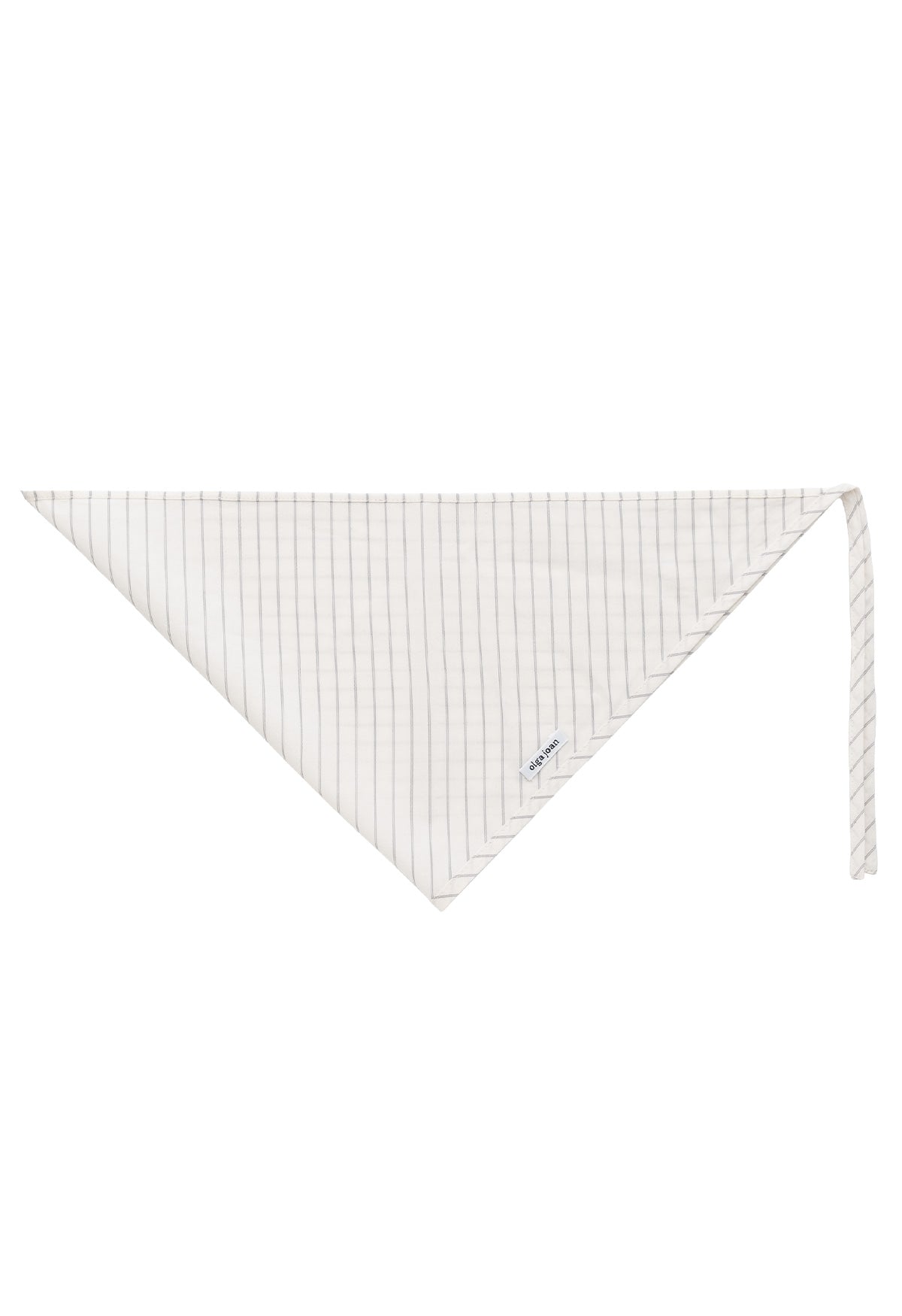 Headscarf Crema Stripe Cotton