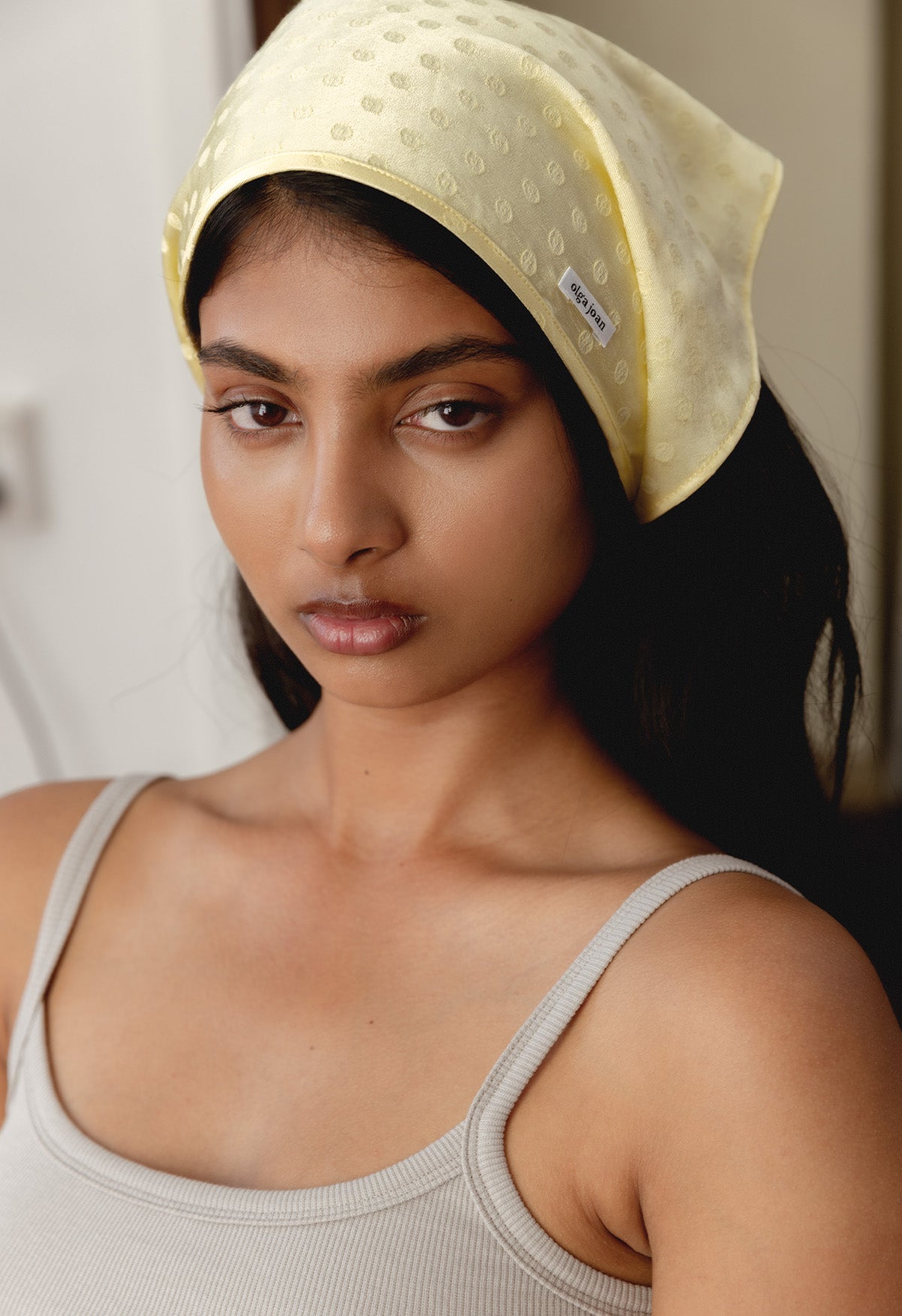 Headscarf Jacquard Limone