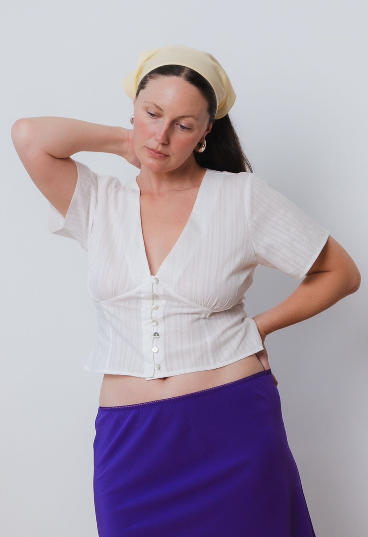 Headscarf Limone Tencel