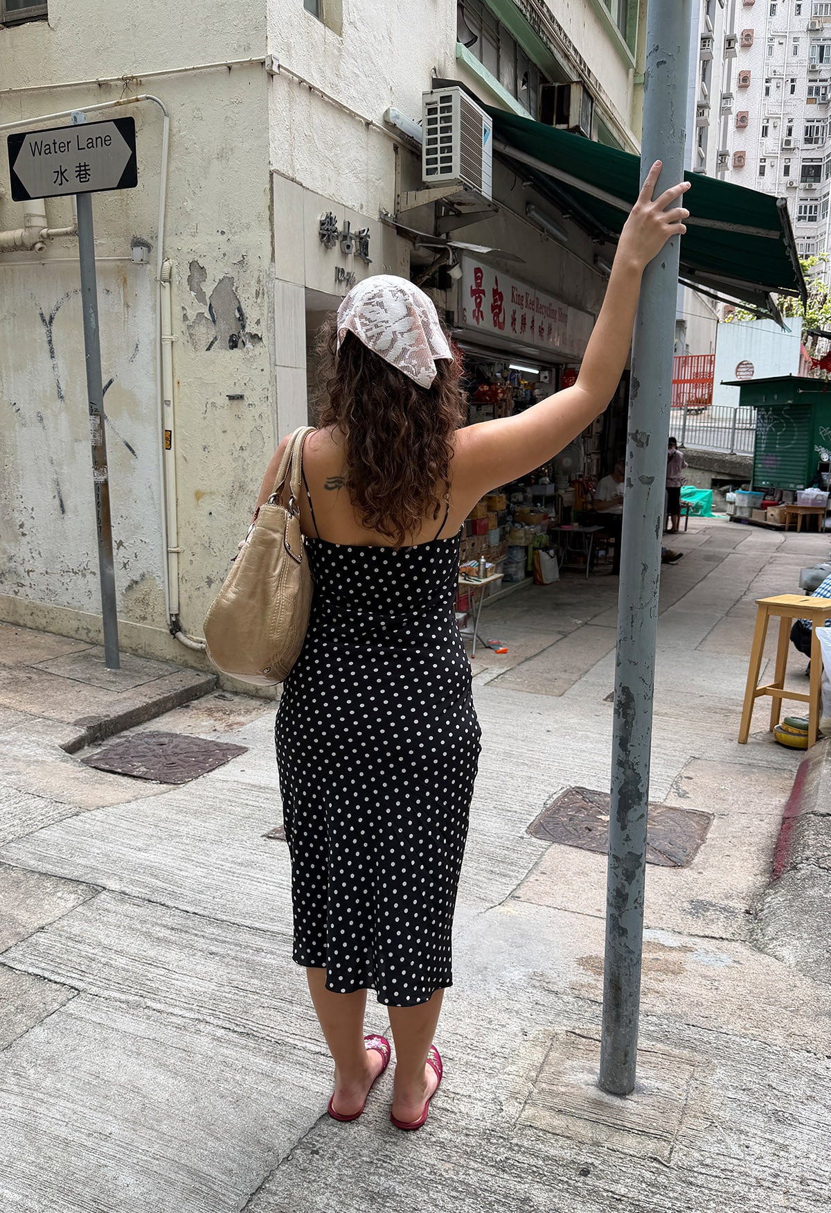 Headscarf Petalo Lace