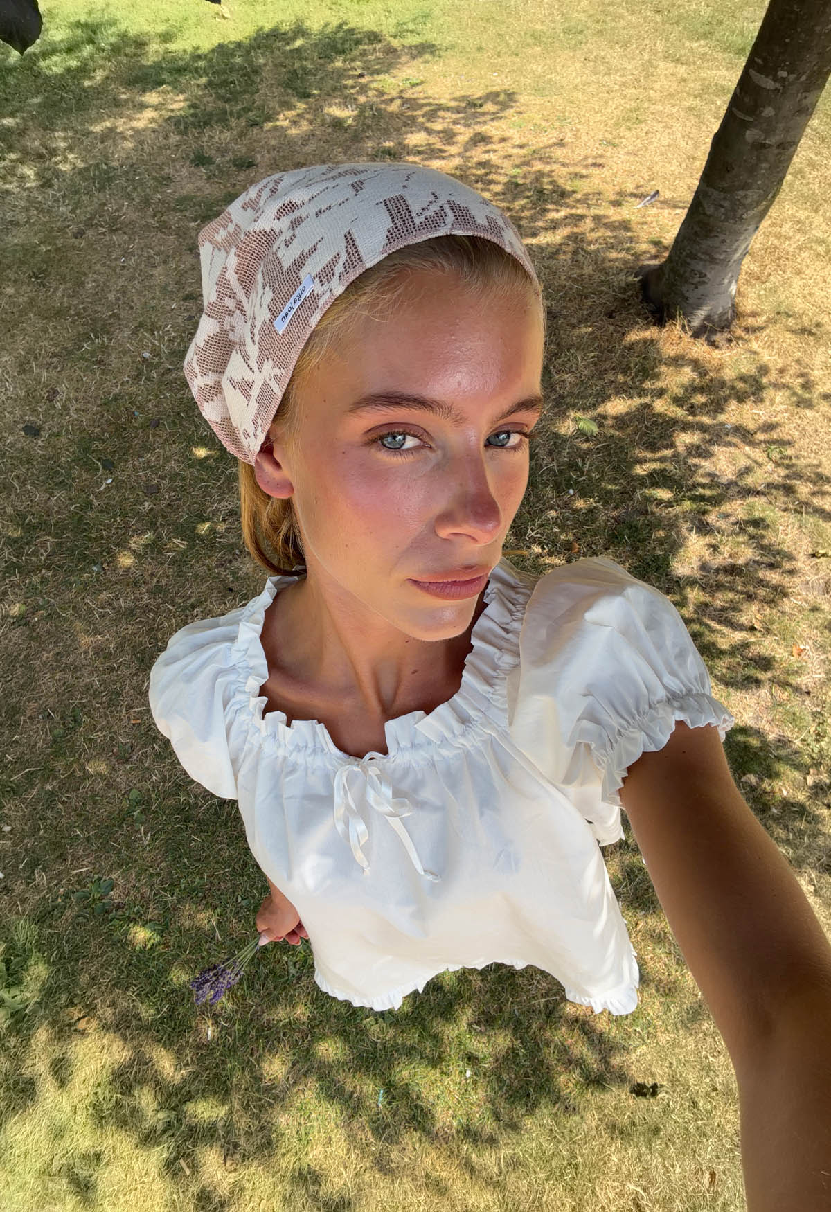 Headscarf Petalo Lace