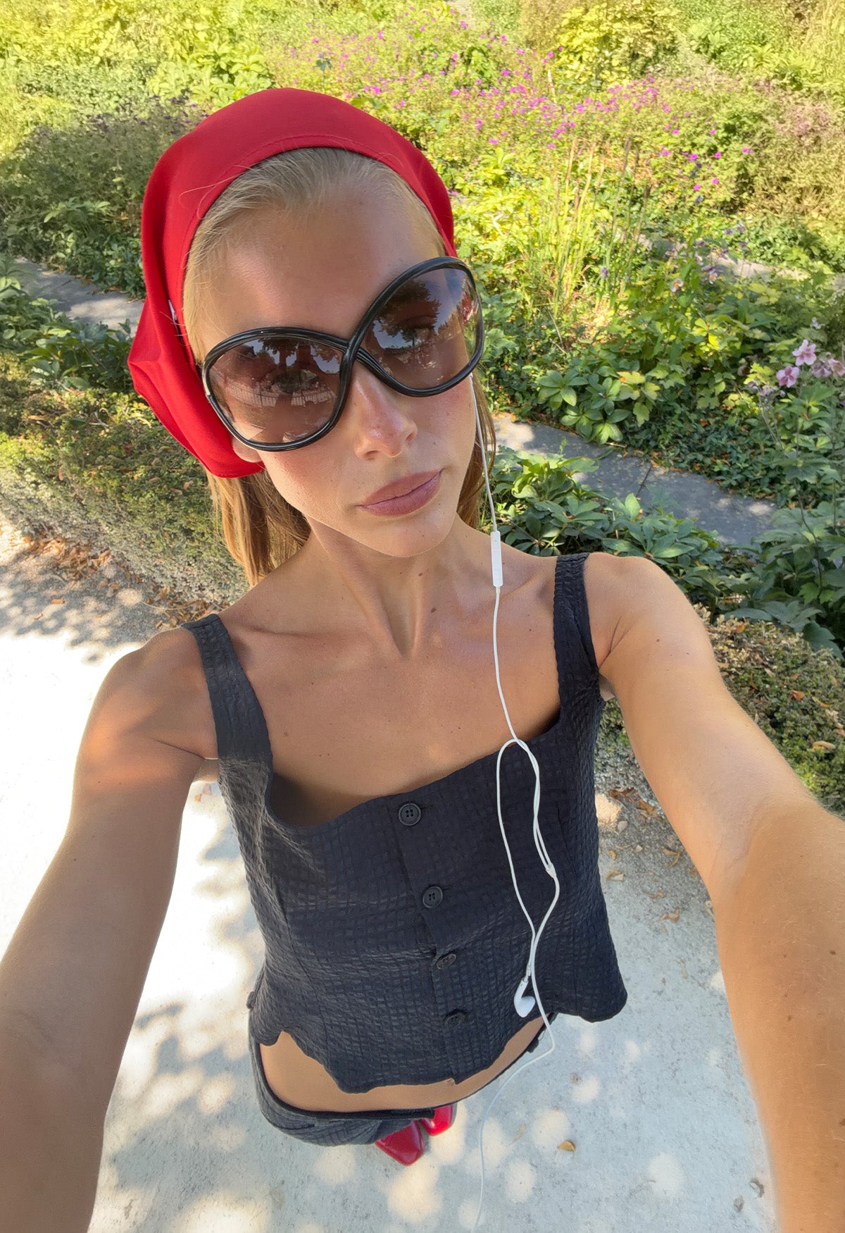 Headscarf Pomodoro Silk