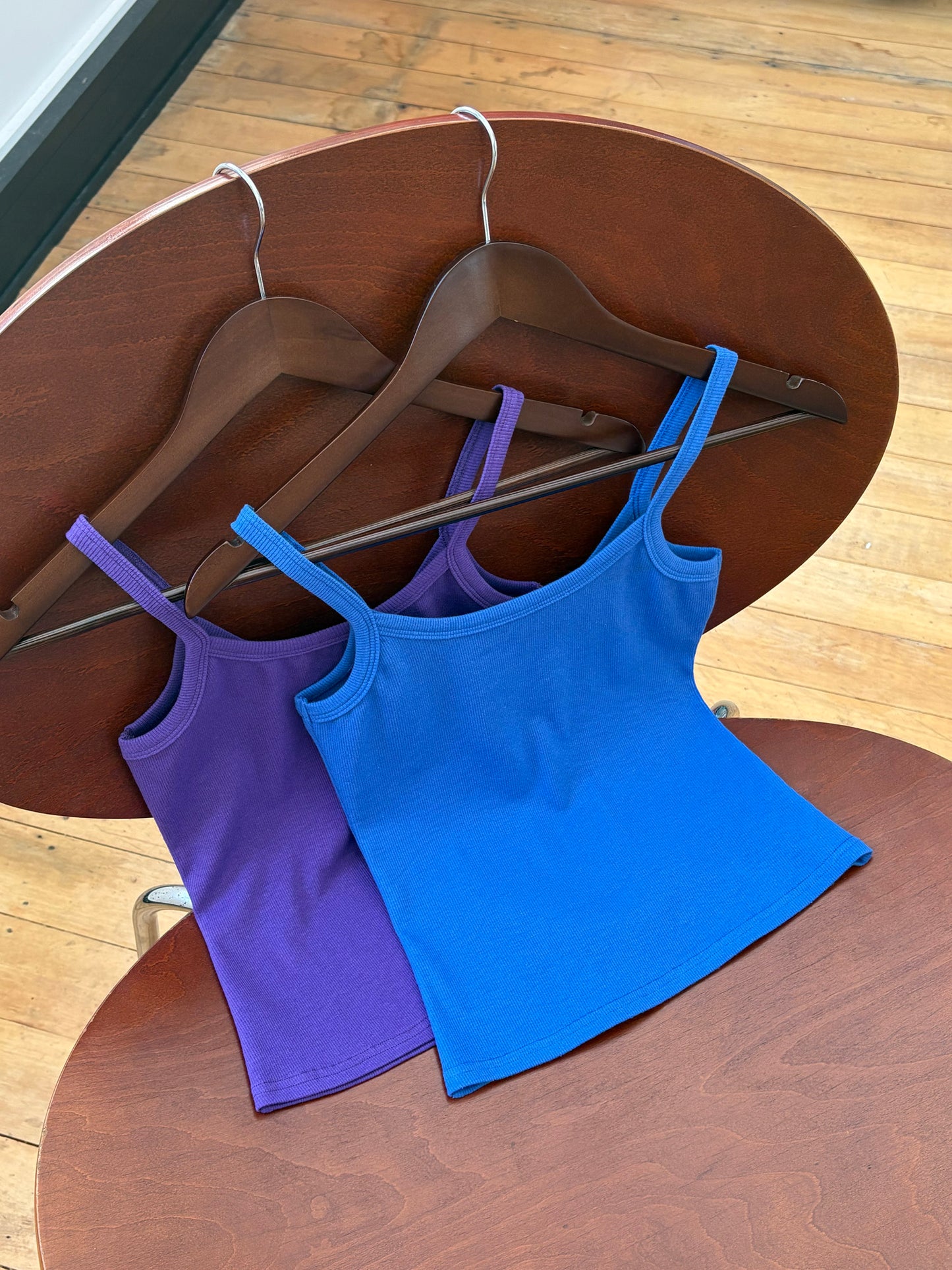 Ribbed Singlet Cobalto