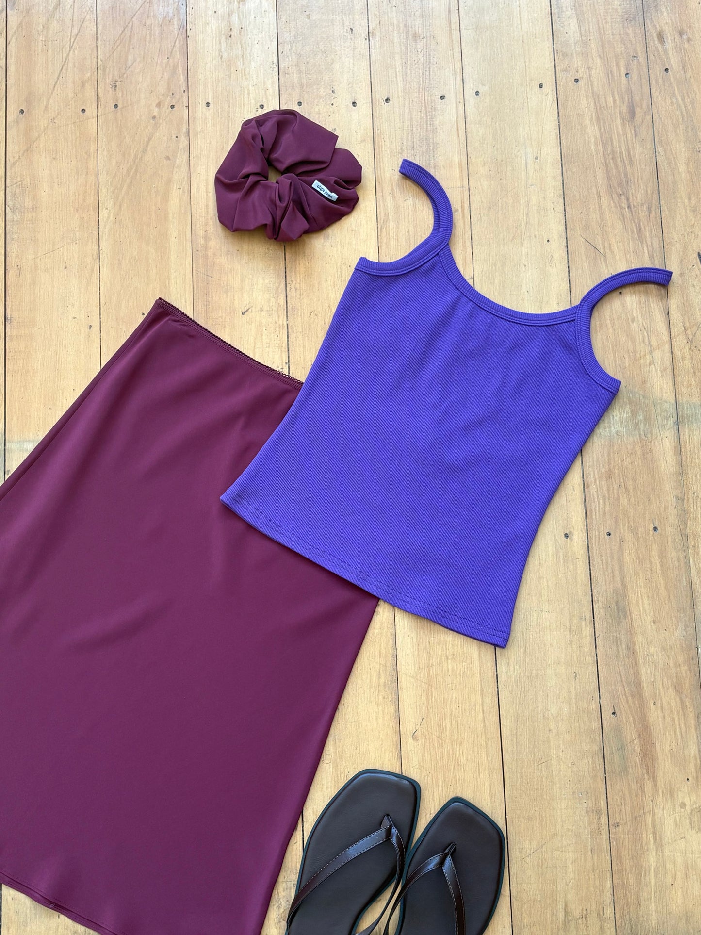 Ribbed Singlet Viola
