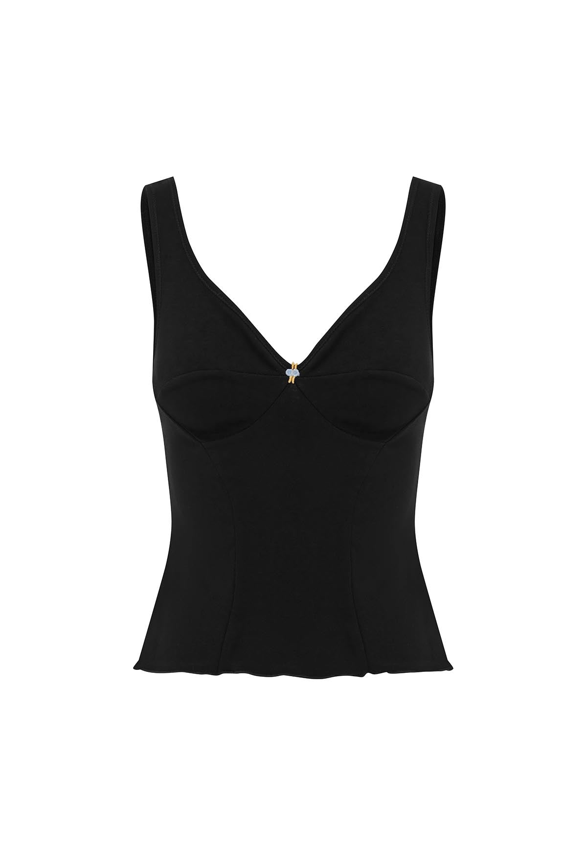 Jersey Bustier Nera