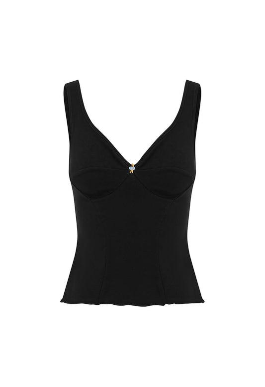 Jersey Bustier Nera
