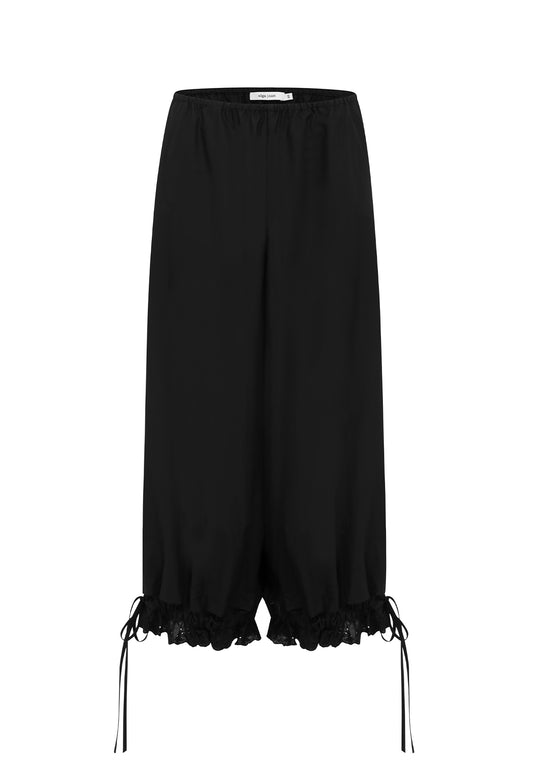Lace Edge Pantaloons Nera