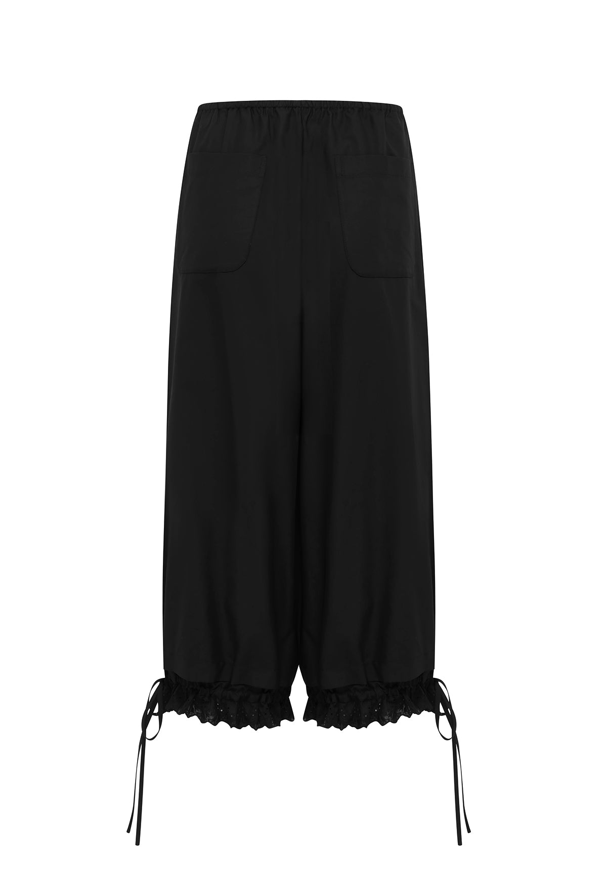 Lace Edge Pantaloons Nera