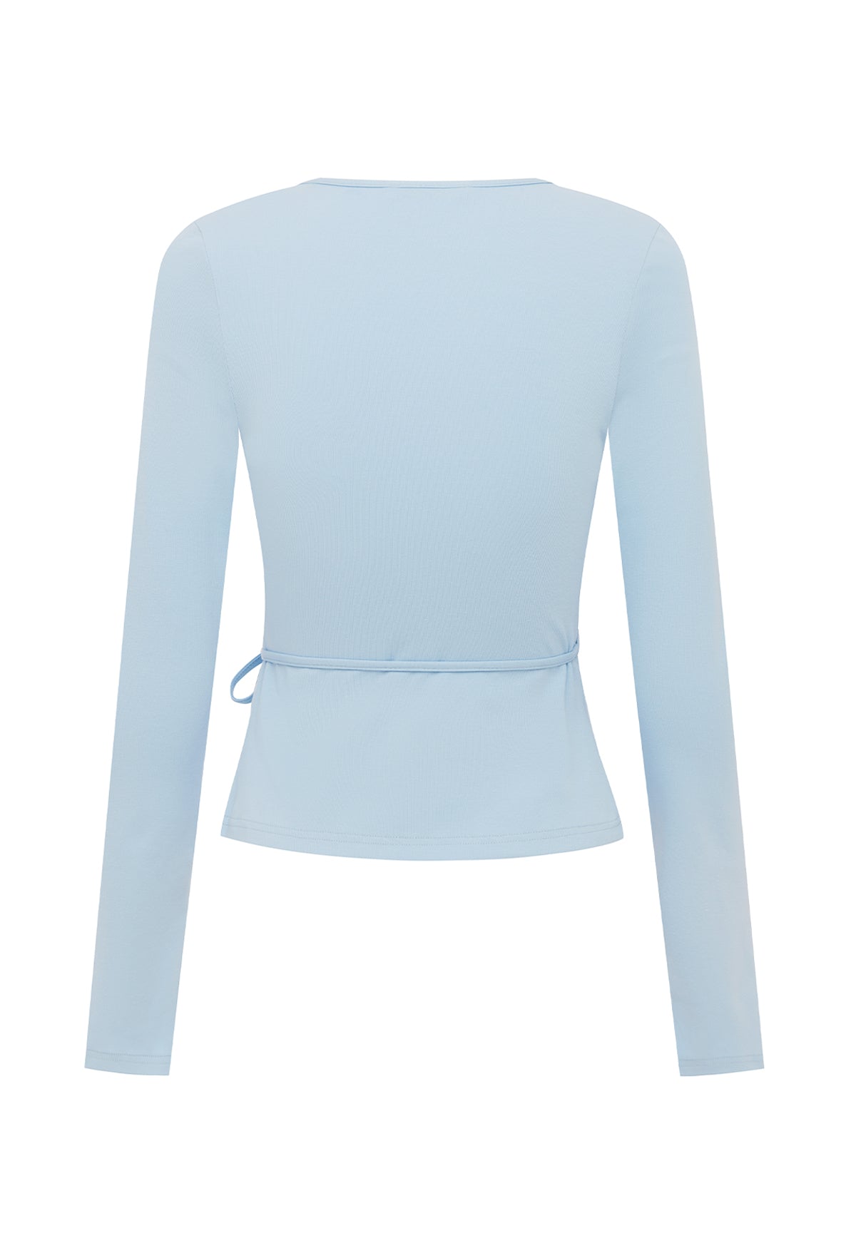 Long Sleeve Wrap Top Cielo
