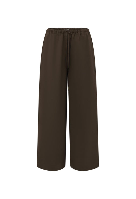 Mid-Rise Drawcord Pant Ciocco