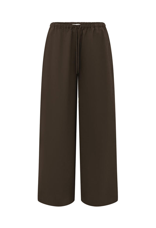 Mid-Rise Drawcord Pant Ciocco