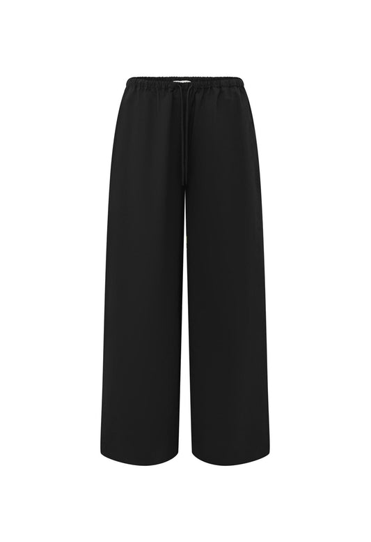 Mid-Rise Drawcord Pant Nera