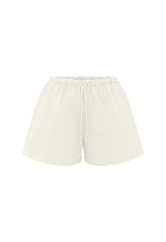 Mid-Rise Drawcord Short Bianca