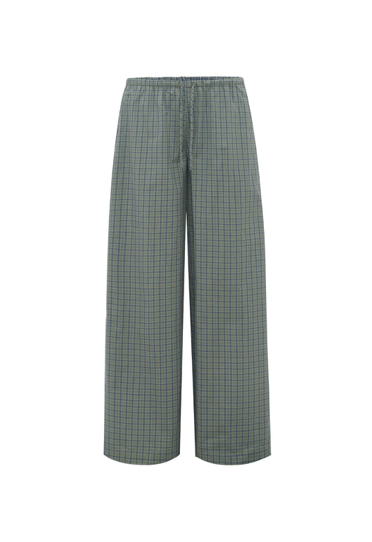 Mid-Rise Pant Laguna Check