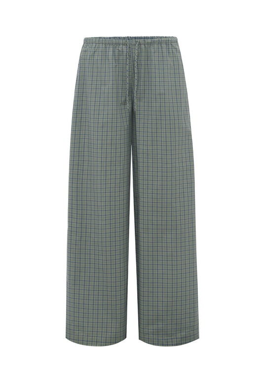 Mid-Rise Pant Laguna Check