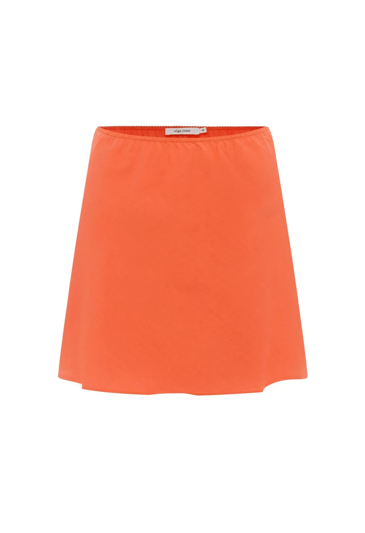Mini Slip Skirt Arancia Tencel