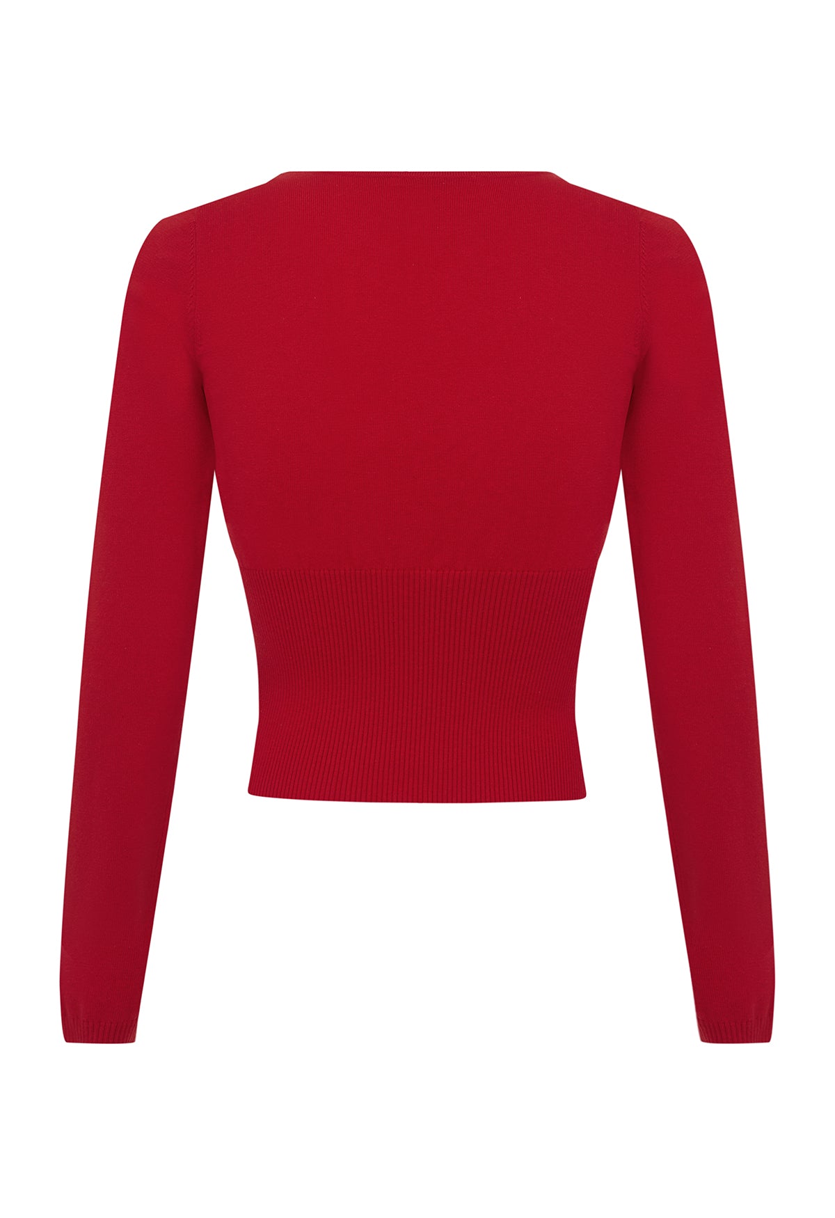 Mock Wrap Knit Top Rossa