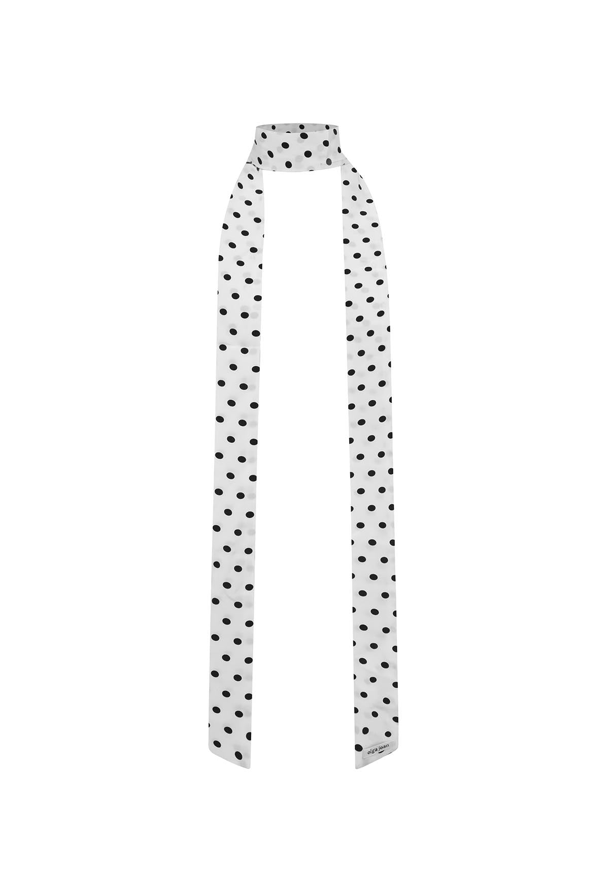 Neck Scarf Pois Bianca