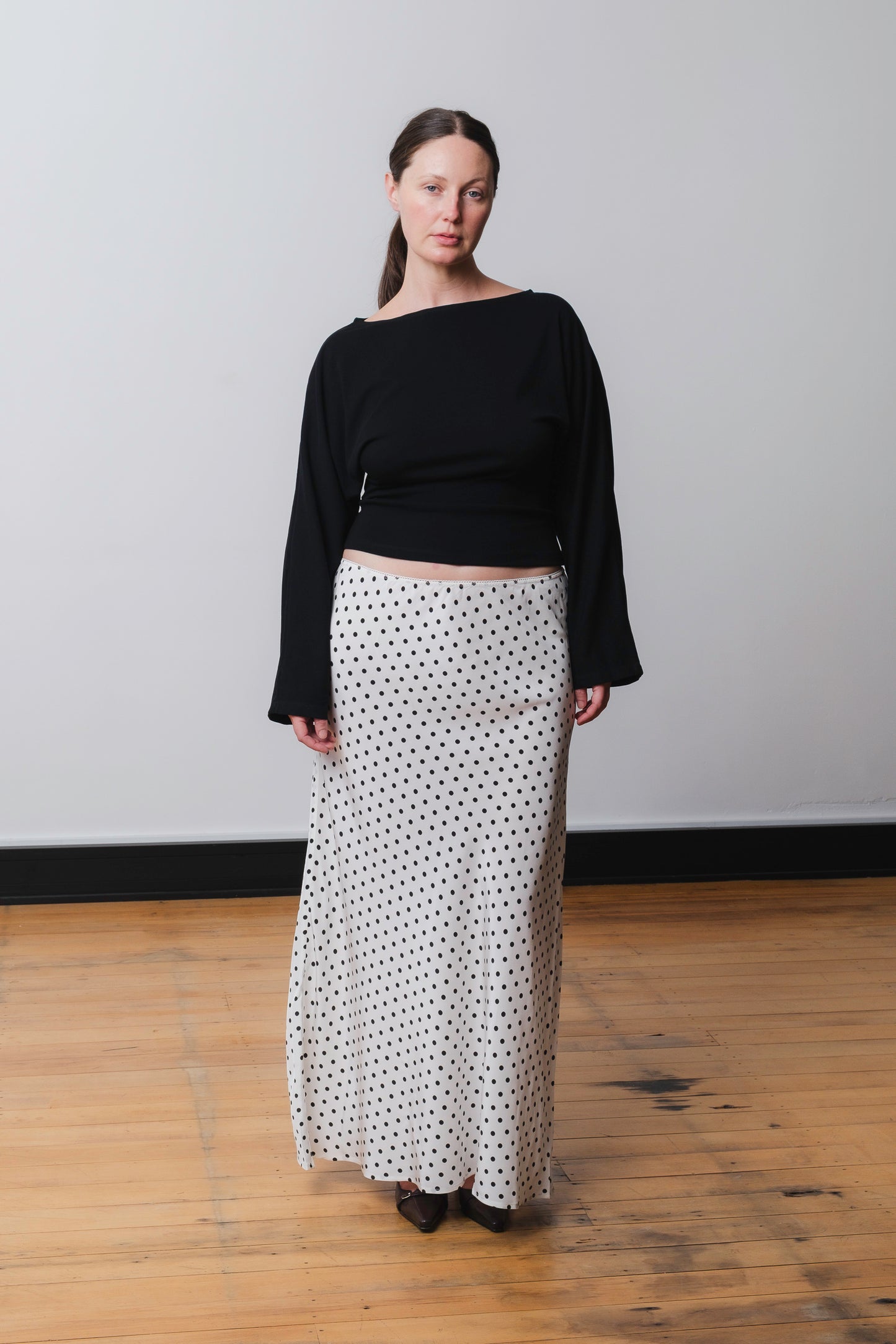 Bias Ankle Skirt Pois Bianca (previous production)