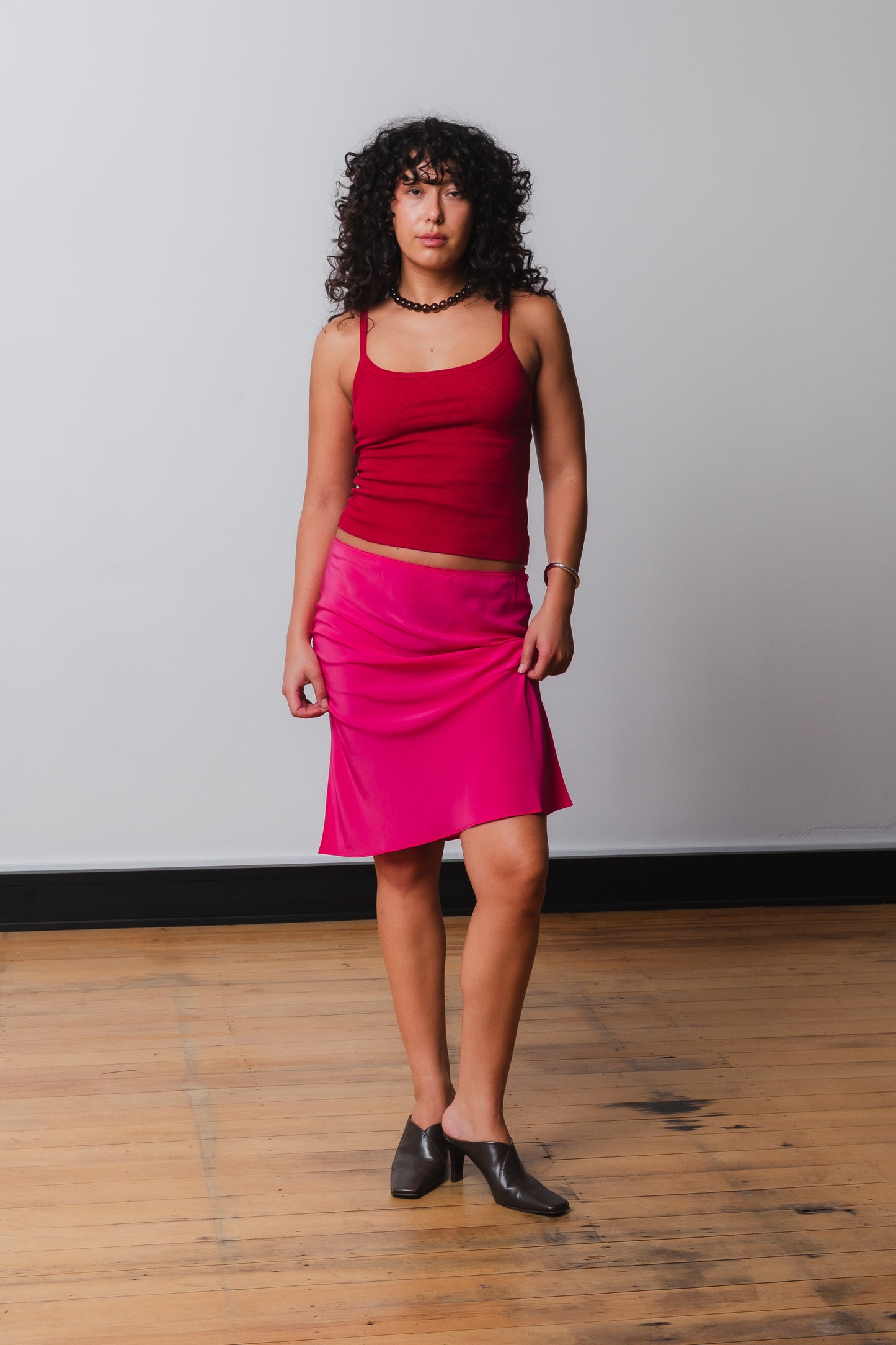 Bias Knee Skirt Rossetto