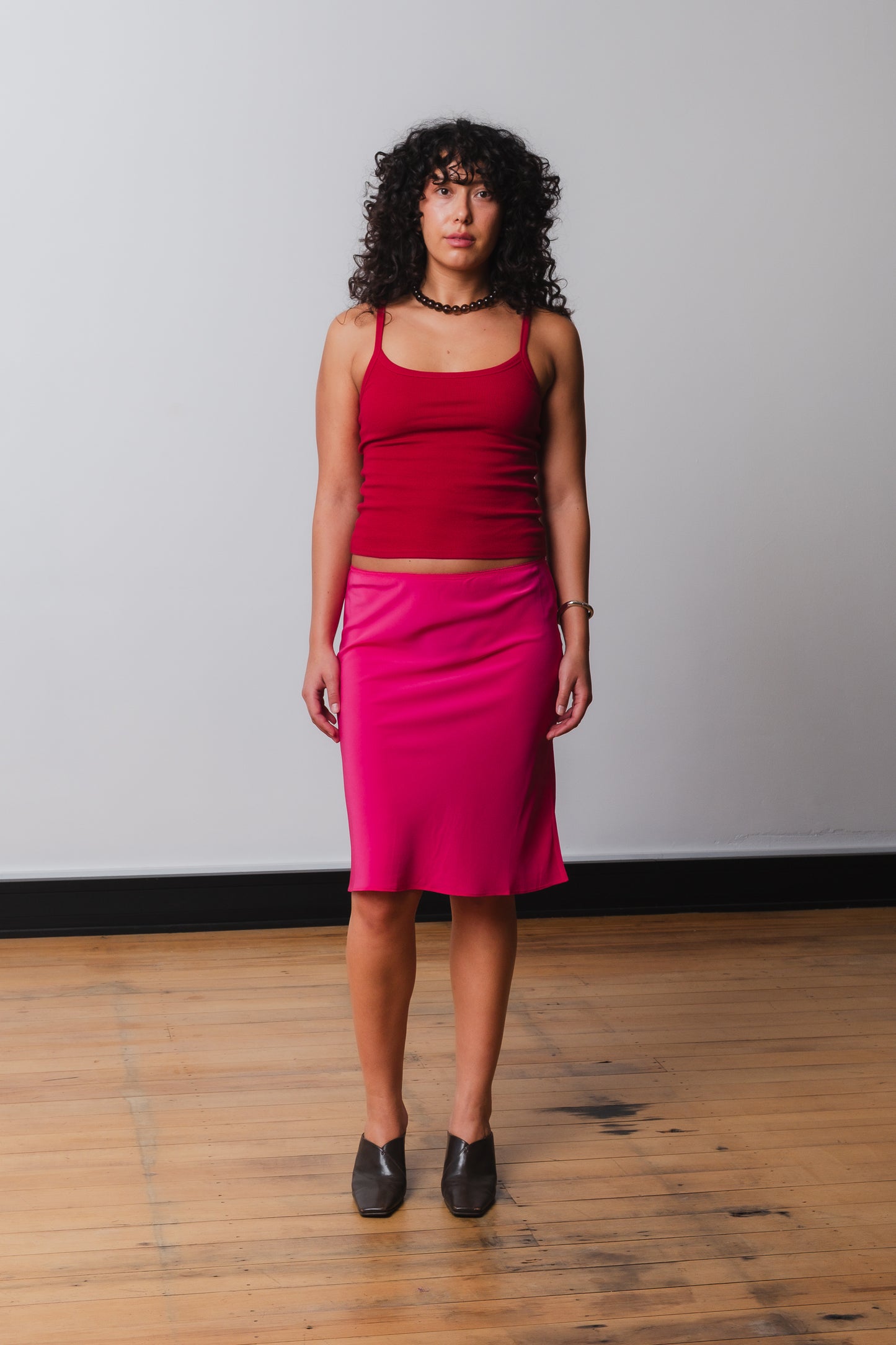 Bias Knee Skirt Rossetto