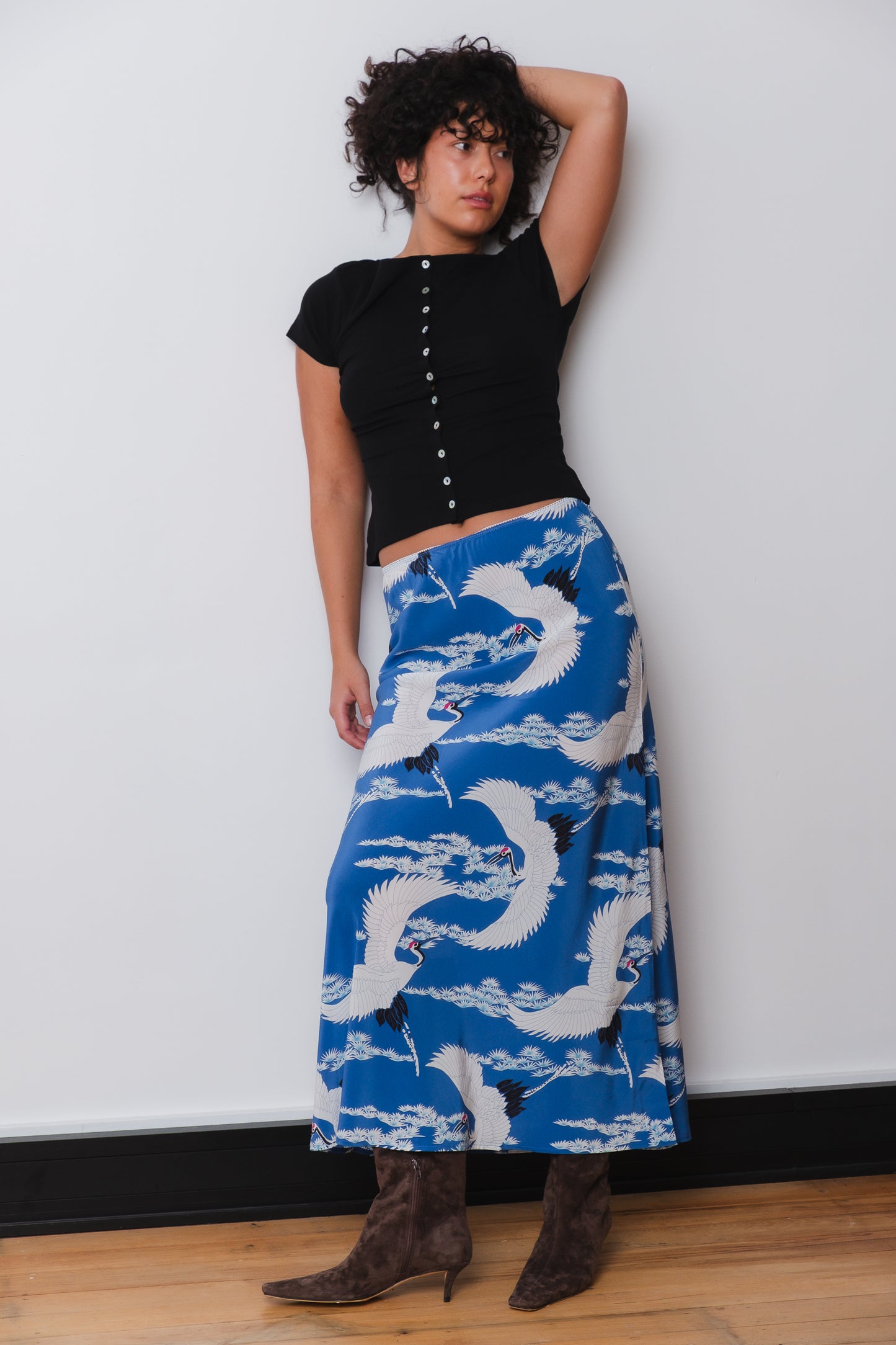 Bias Ankle Skirt Ali