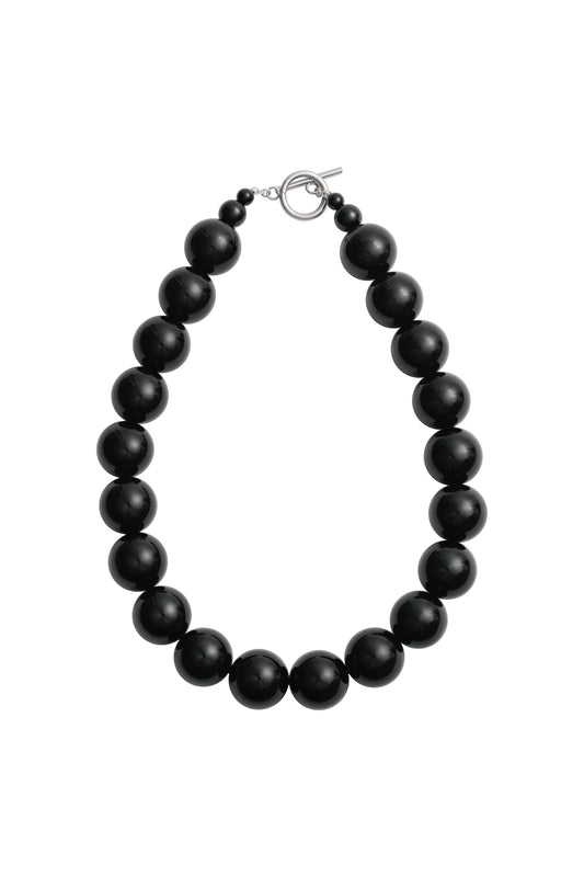 Olga Joan Sun Ray Necklace Onyx (XL)