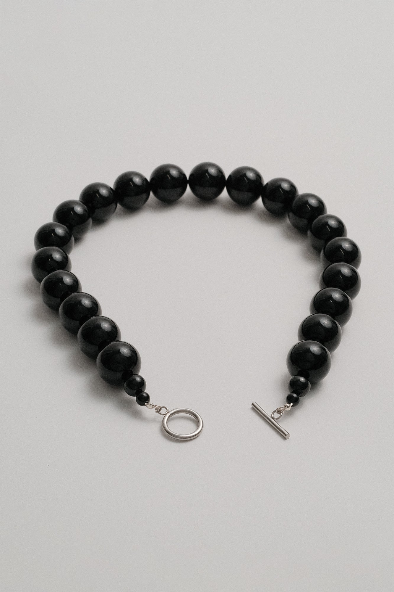 Olga Joan Sun Ray Necklace Onyx (XL)