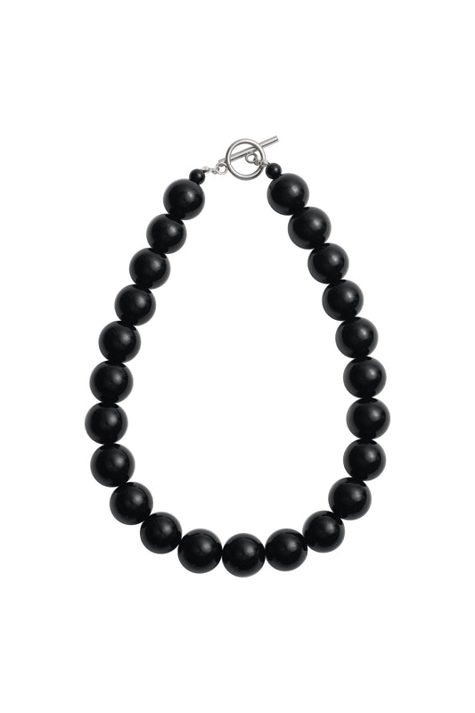 Olga Joan Sun Ray Necklace Onyx (L)