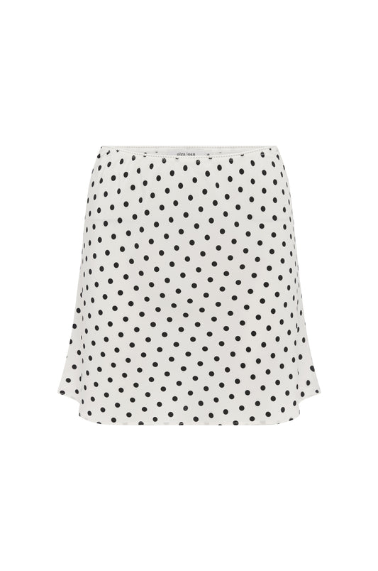 Bias Mini Skirt Pois Bianca