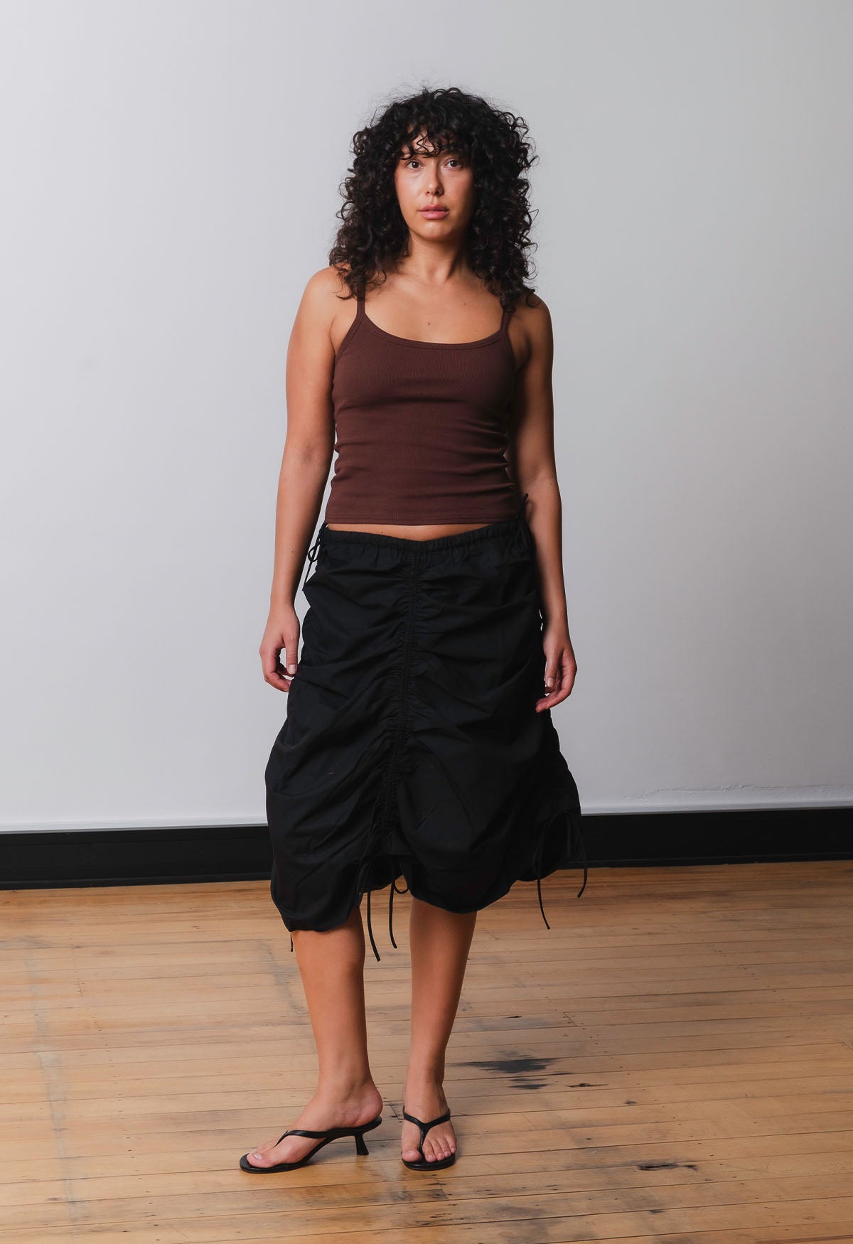 Ruched Skirt Nera