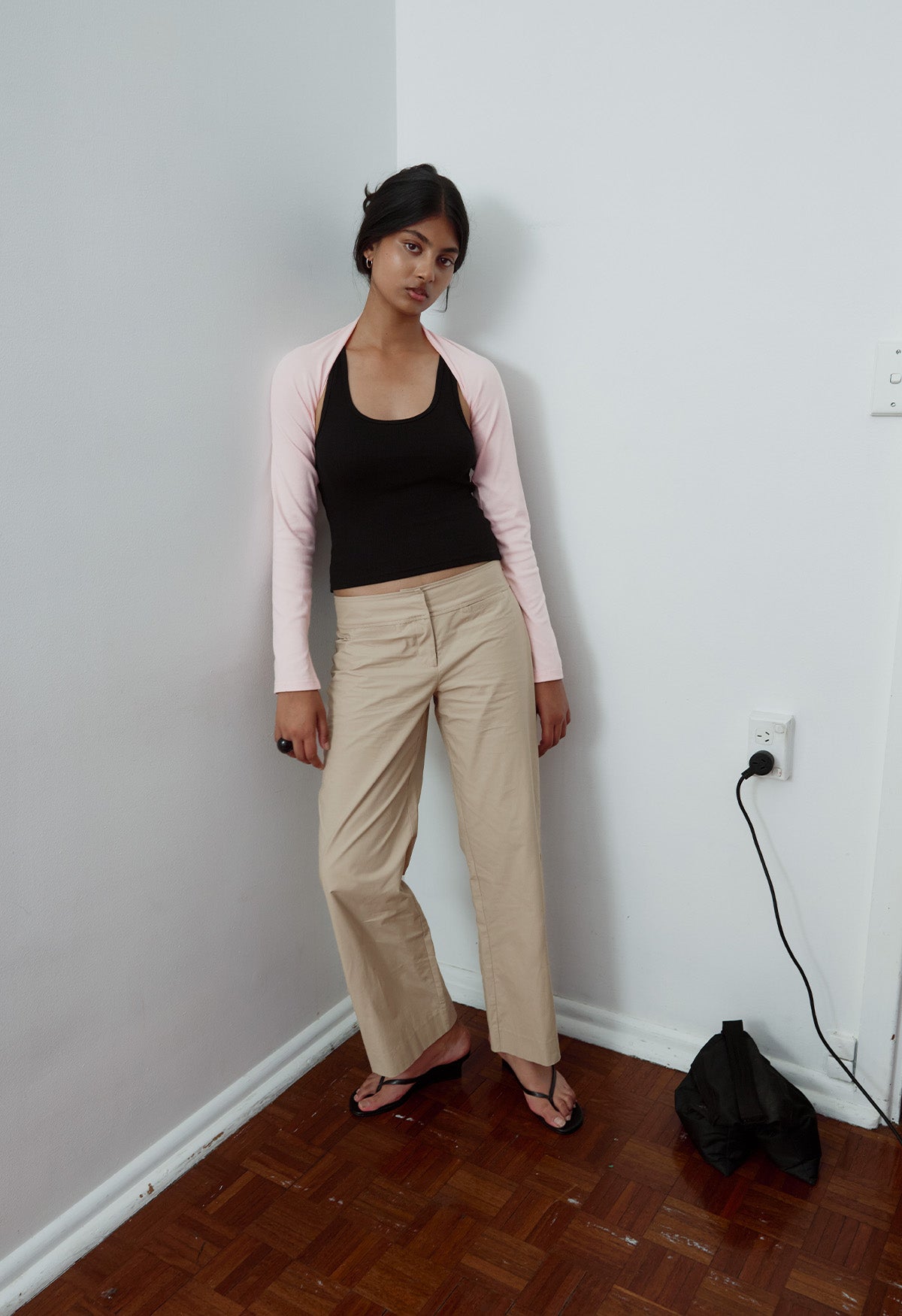 Chanelle is wearing a size 8