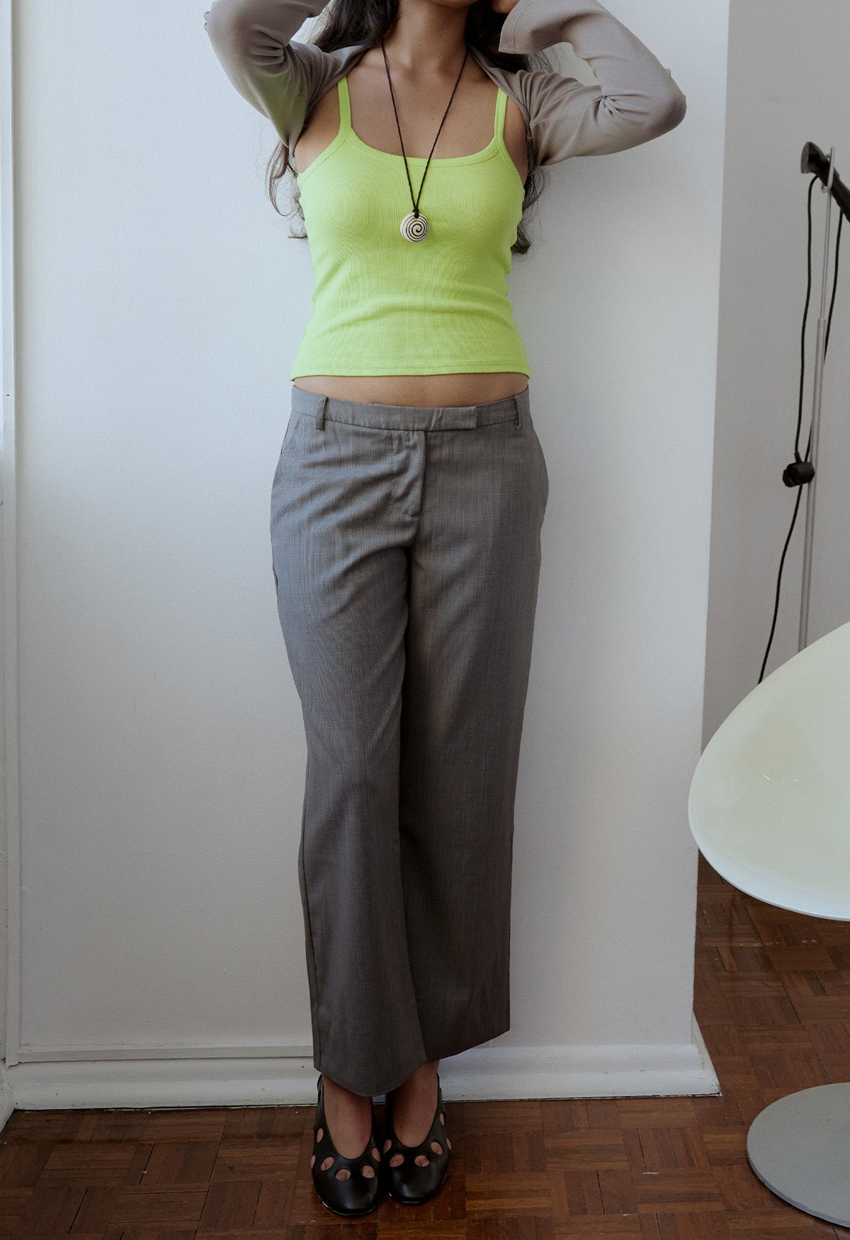 Tailored Low-Rise Pant Multi Pinstripe