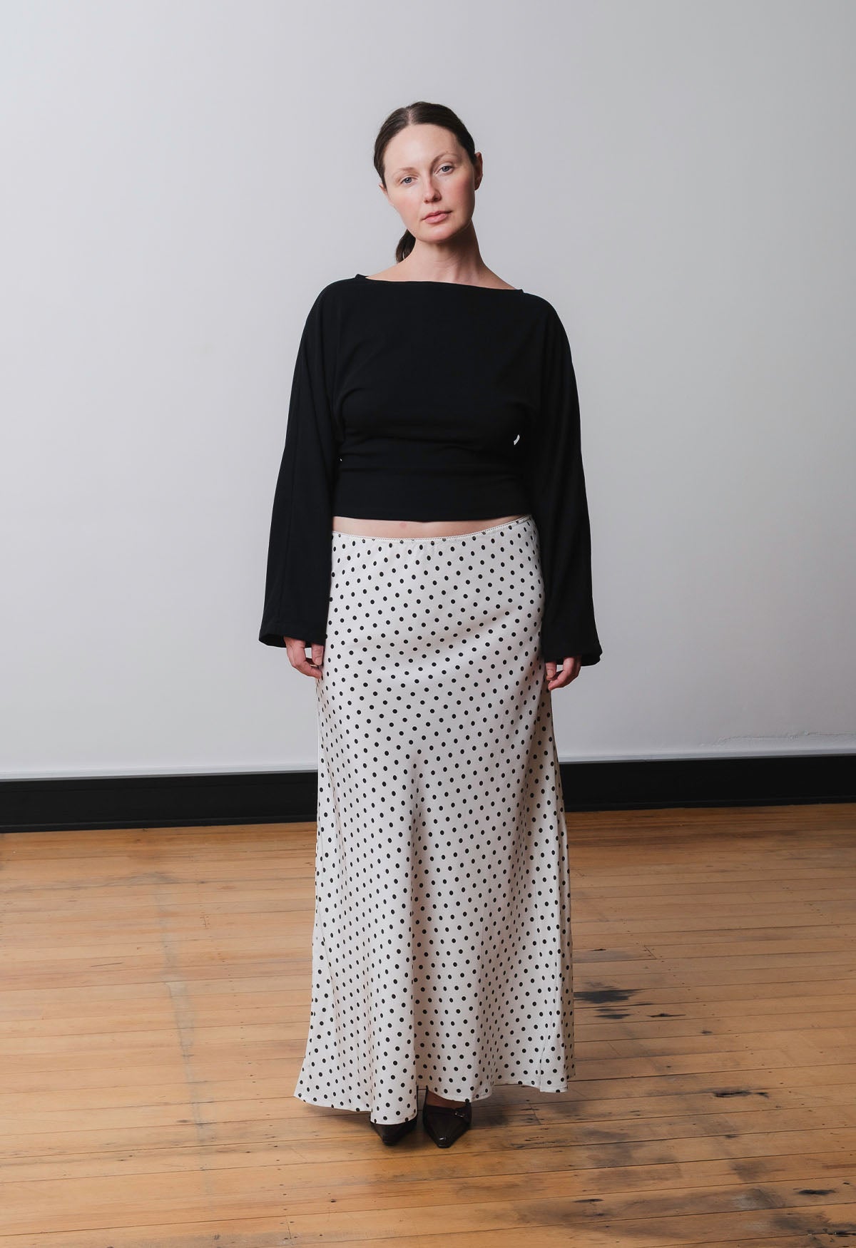 Ebony is wearing a size 12