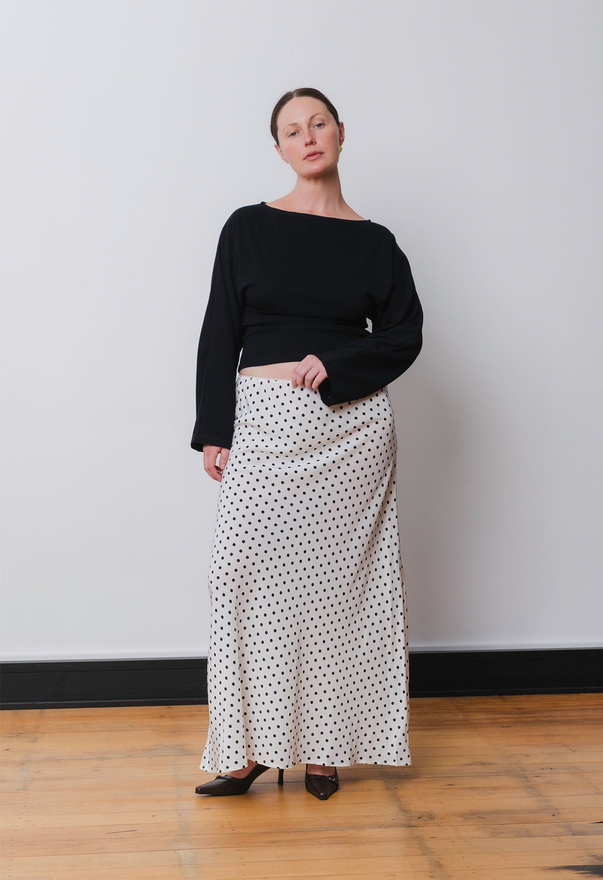 Bias Ankle Skirt Pois Bianca (previous production)