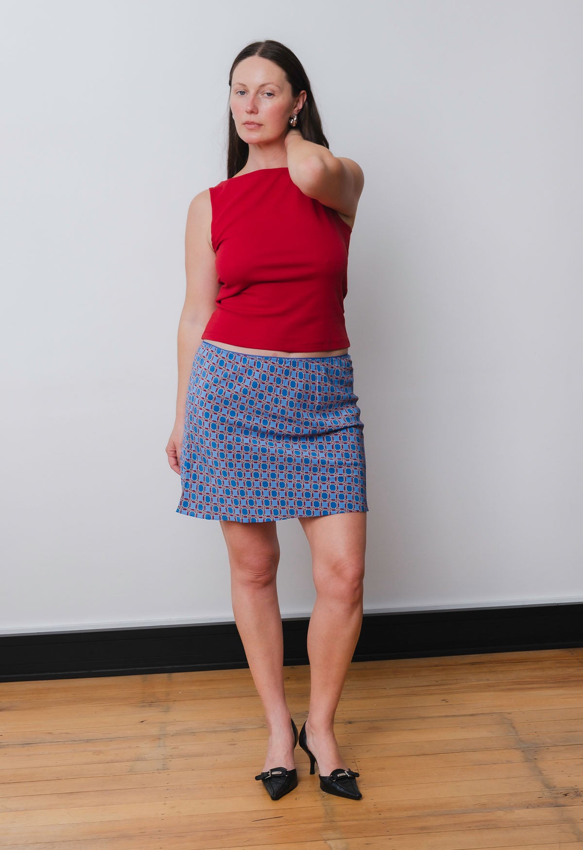 Bias Mini Skirt Catena
