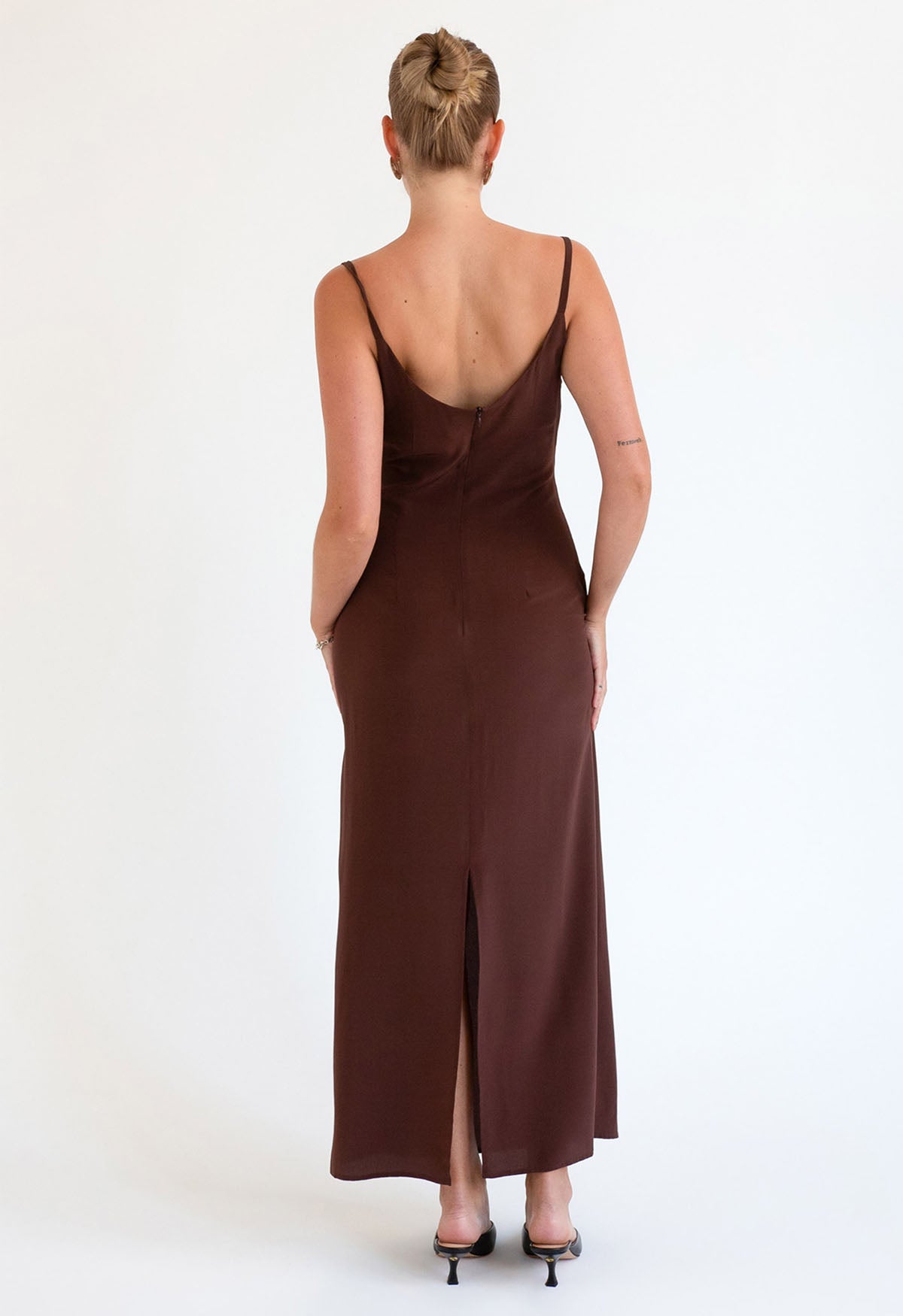 Empire Line Dress Ciocco – Olga Joan