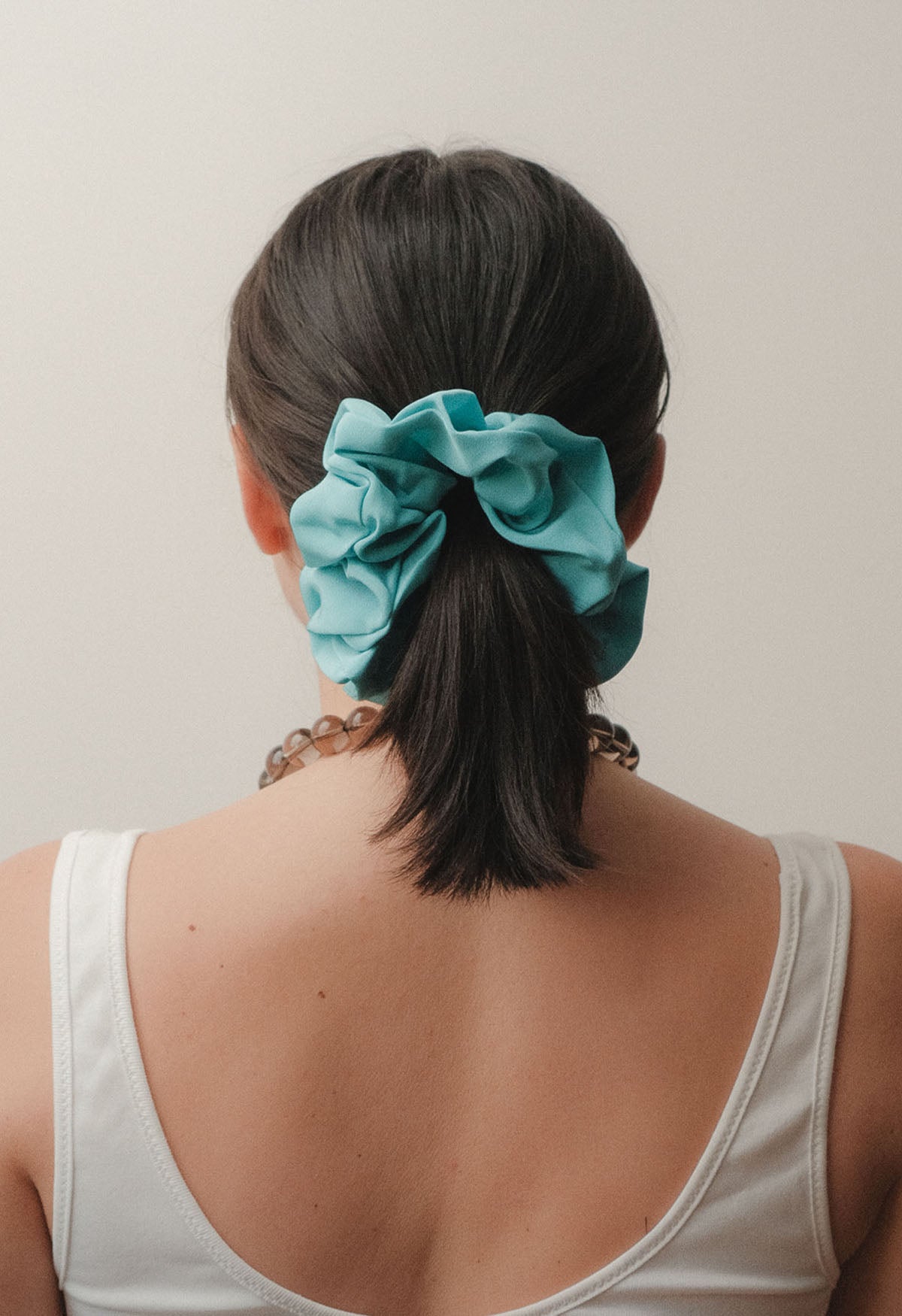 Oversized Scrunchie Turchese