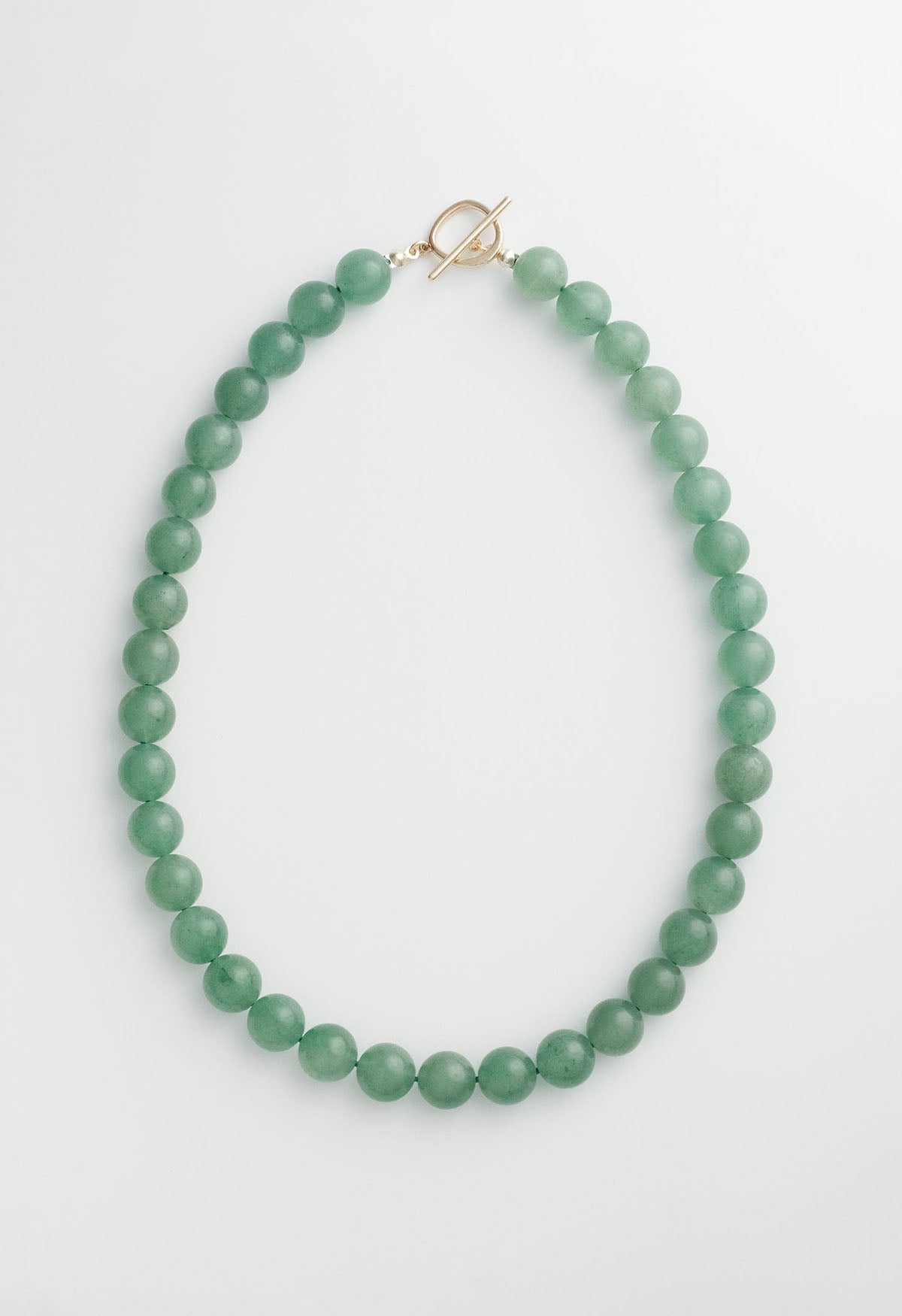 Ray Necklace Aventurine Gold 10mm
