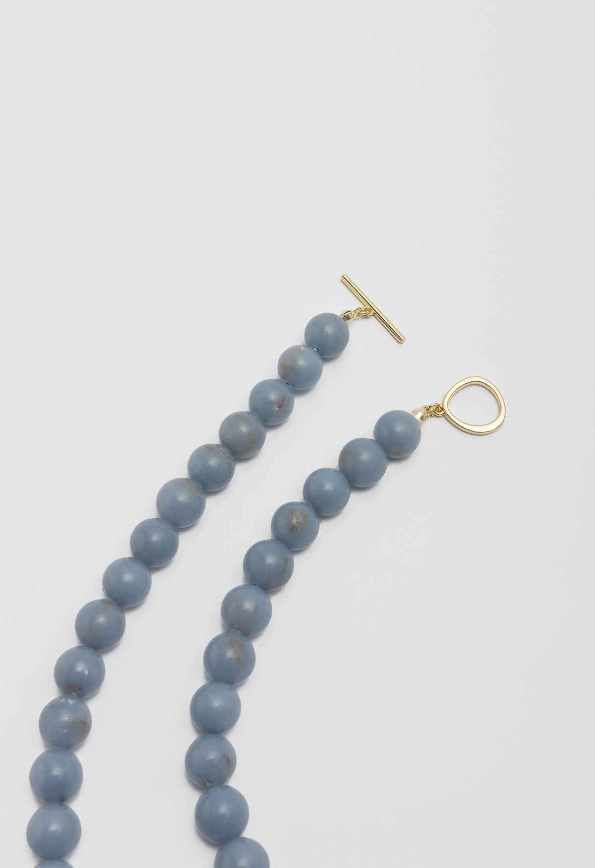 Sun Ray Necklace Angelite 16mm