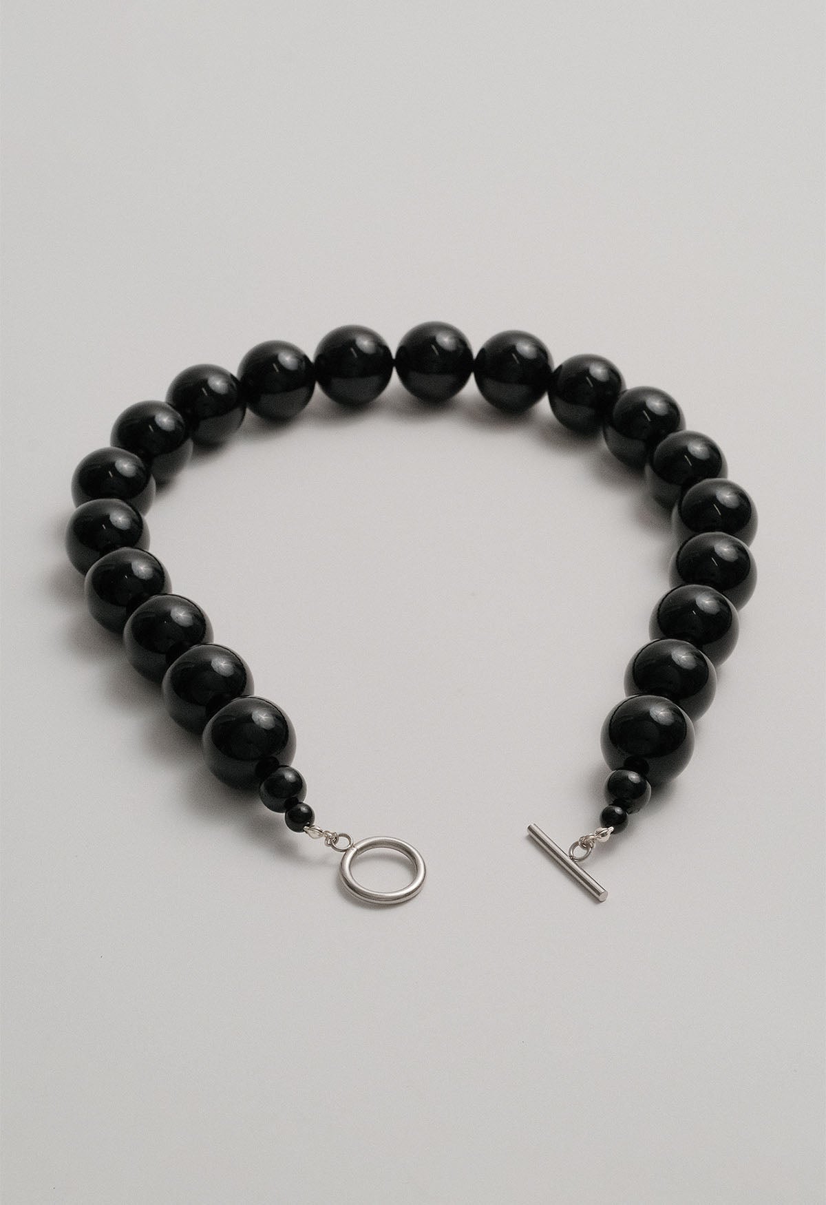 Sun Ray Necklace Onyx 20mm