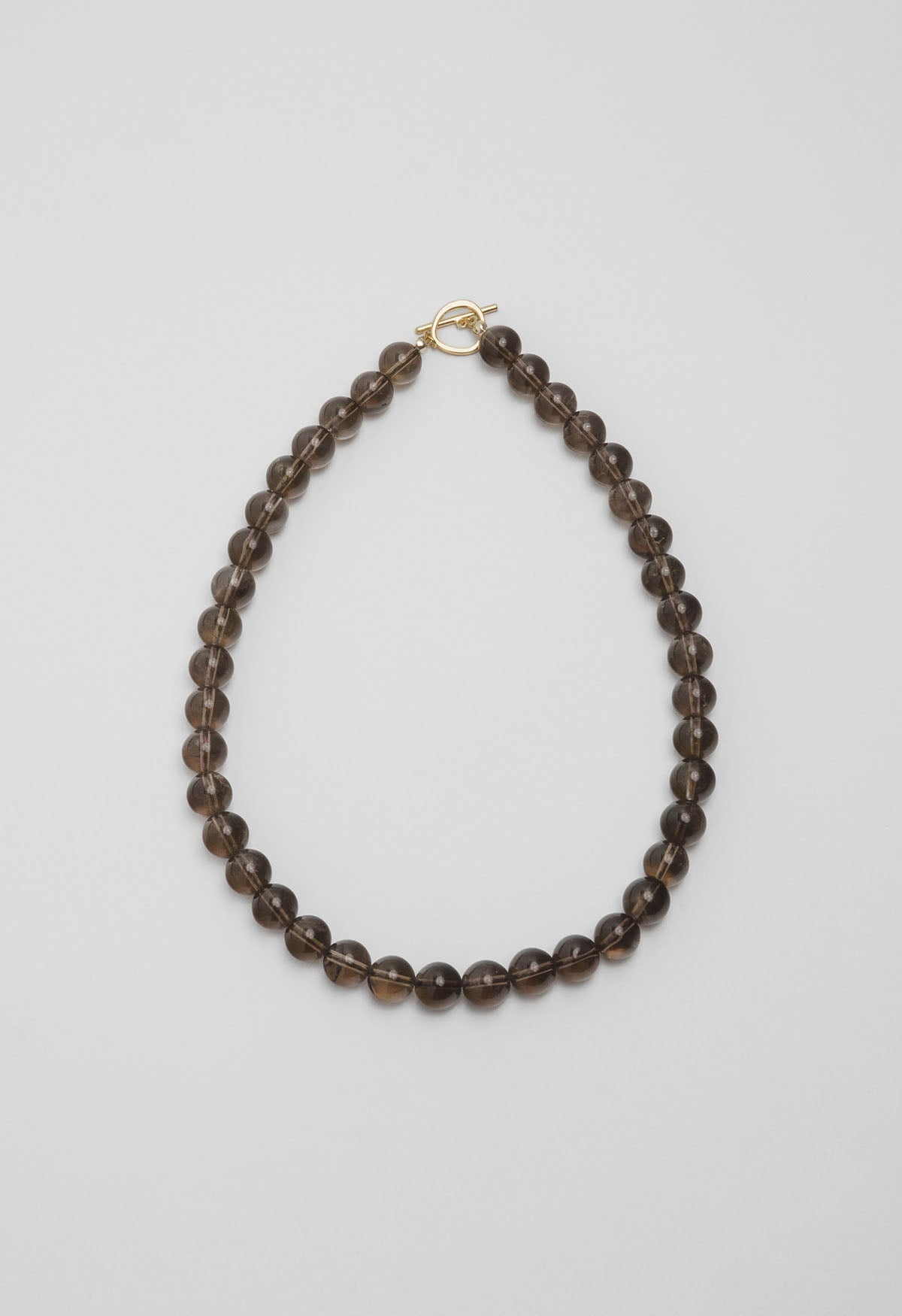 Sun Ray Necklace Smoky Quartz 10mm