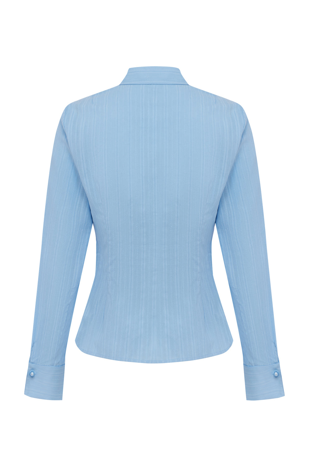 Ruched Front Shirt Azzurra